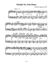 Prelude No.4 for Piano